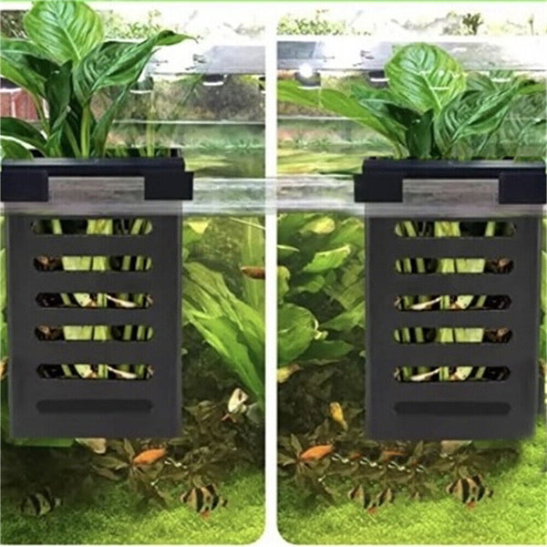 2Pcs Aquatic Plant Cup Plastic Plant Pot Holder Aquarium Fish Tank Plant Holder