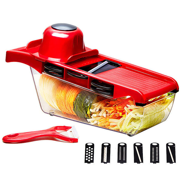 Professional Mandolin Slicer Julienne Cutter Chopper Fruit Vegetable Veg Peeler