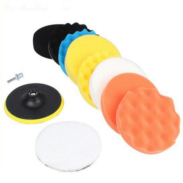 22pcs Buffing Waxing Polishing Sponge Pads Kit Set For Car Polisher Clean Drill