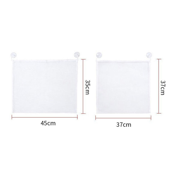 1/2x Toy Bath Storage Bathroom Suction Bathtub Stuff Net Mesh Doll Baby Toys Bag