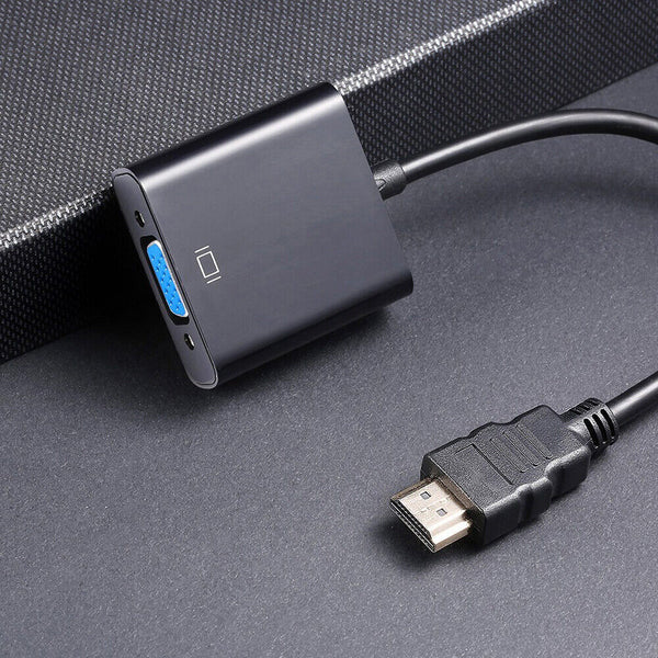 1080P HDMI Male to VGA Female Video Cable Cord Converter Adapter For Monitor PC