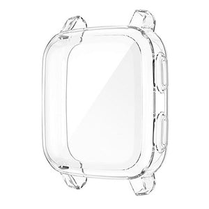 Shockproof Clear TPU Case Full Cover Screen Protector For Garmin Venu SQ Music