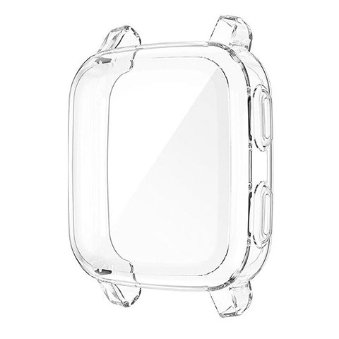 Shockproof Clear TPU Case Full Cover Screen Protector For Garmin Venu SQ Music