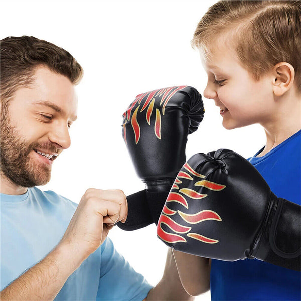 Children Kids Boxing Sparring Training Gloves MMA Kick Boxing Punching Gloves AU