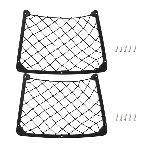 2Pack Large Storage Net Pocket For Camper Van Caravan Organiser Holder Black AU