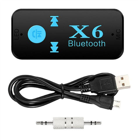 Wireless Bluetooth 3.5mm AUX Transmitter Audio Music Receiver Home Car Adapter