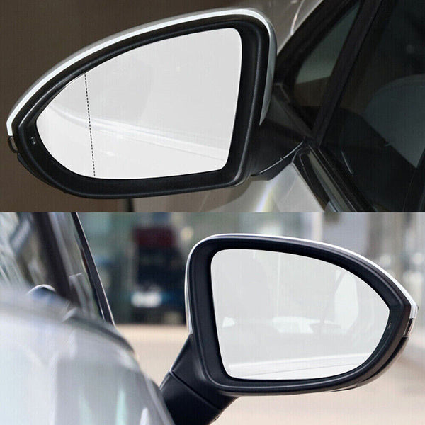 Right Side Convex Base Mirror Glass for VW GOLF MK7 MK7.5 2013-2018 With Heated