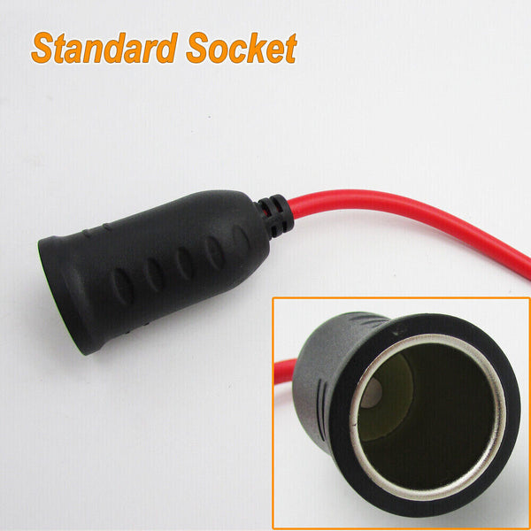 3.6m 12V Cigarette Plug Extension Cable Car Lighter Sockets Lead Wiring Adapter