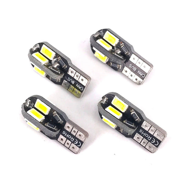 1-10x Canbus T10 5730 8 LED SMD White Car Side Wedge Light Lamp Bulb 194 168 W5W