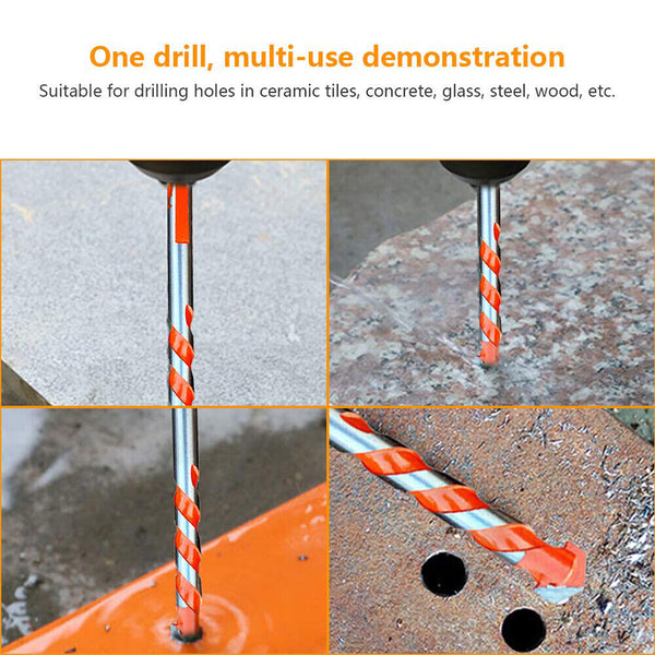 7PCS Ultimate Drill Bits Multifunctional Ceramic Glass Punching Hole Working Set