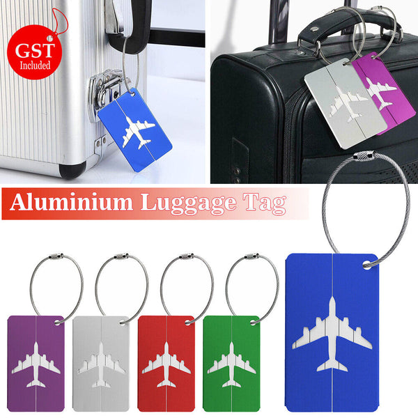 1/2/3/4/5x Luggage Tag Travel Baggage Suitcase Bag Identity Address Name Labels