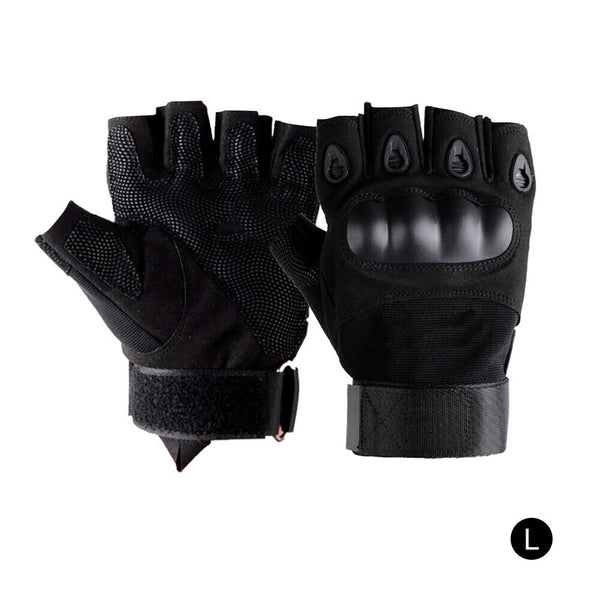 1/3Pairs Tactical Half Finger Gloves FOR Army Military Driving Fitness Sports AU