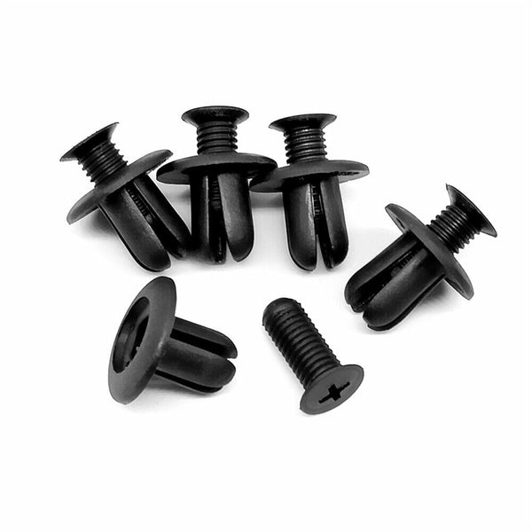 100pcs 8mm Plastic Car Screw Rivet Clips For HOLDEN Interior Trim Panel Clips