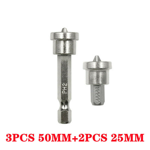 5PCS Magnetic Positioning Screwdriver Bits 25mm/50mm