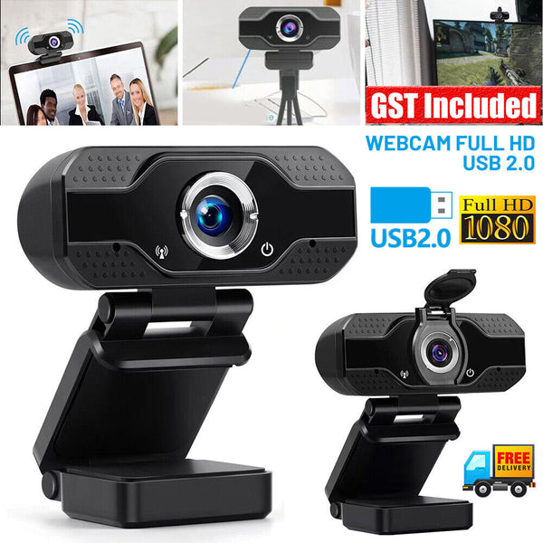 Webcam Full HD 1080P USB 2.0 For PC Desktop Laptop Web Camera with Microphone