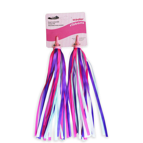 2pcs Bicycle Handlebar Colorful Tassel Streamers Kids Scooter Bike Ribbon AU