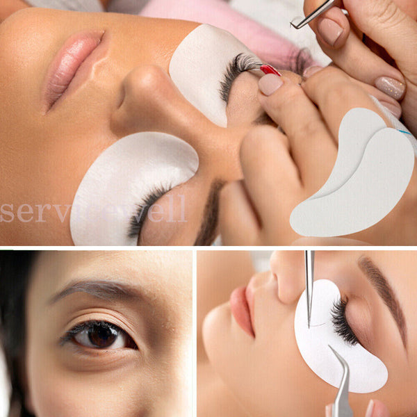 UPTO 2000 Under Eye Gel Pads Free Eyelash Extension Pad Holder Accesories