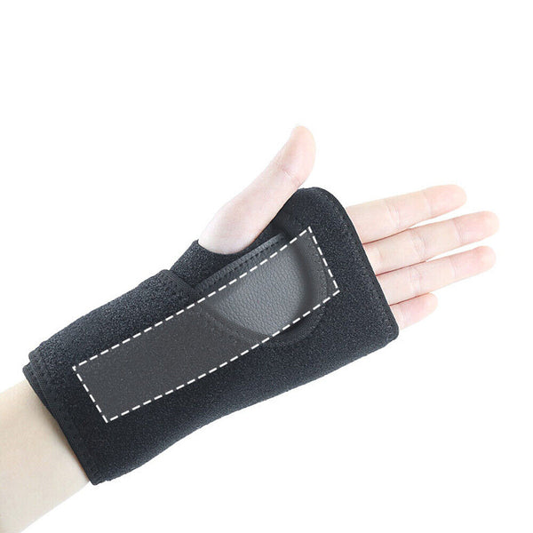 Wrist Support Splint Carpal Steel Tunnel Syndrome Sprain Strain Bandage Brace