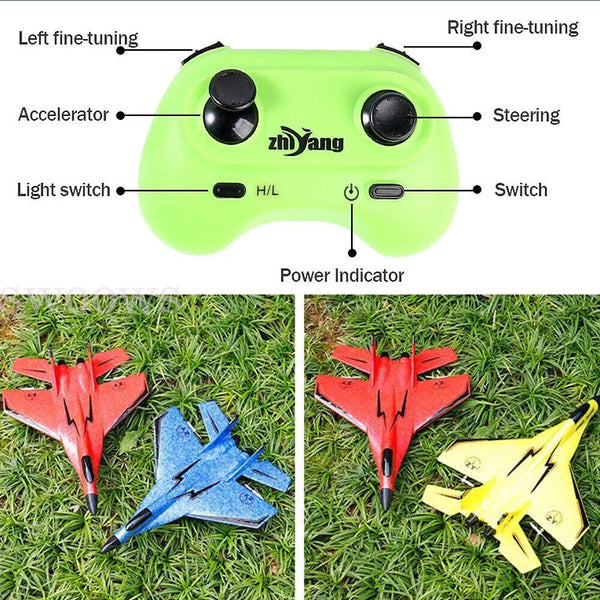 Remote Control Plane RC Airplane EPP Foam 2.4 Ghz Glider Model Aircraft Drone