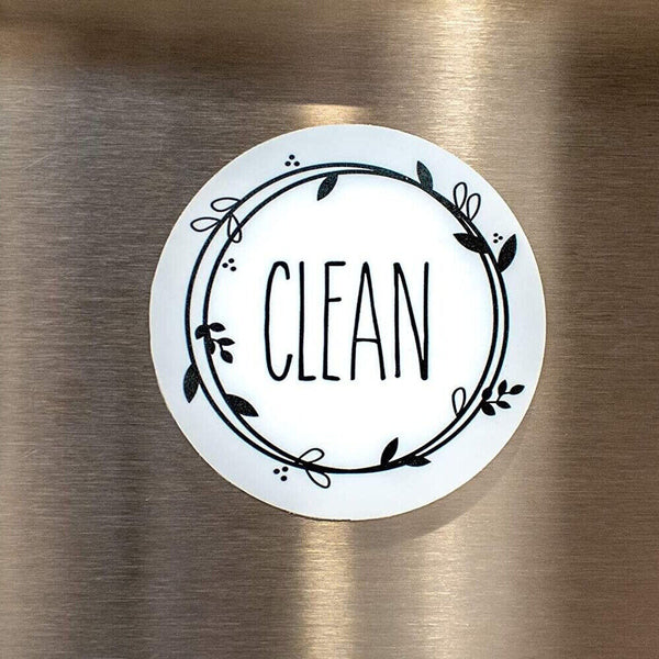 New Design Dishwasher Magnet Clean Dirty Sign Double Sided MagnetIndicator