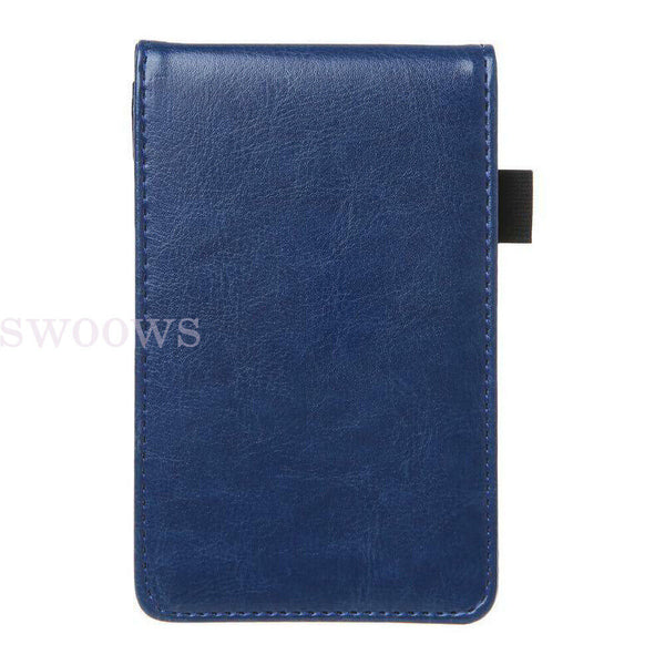 A7 Multifunction Pocket Planner Notebook Small Notepad Note Book Leather Cover