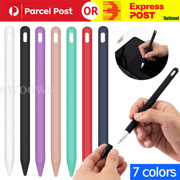 For Apple Pencil 2nd 1st iPad Case Silicone Rubber Grip Skin Cover Sleeve Holder