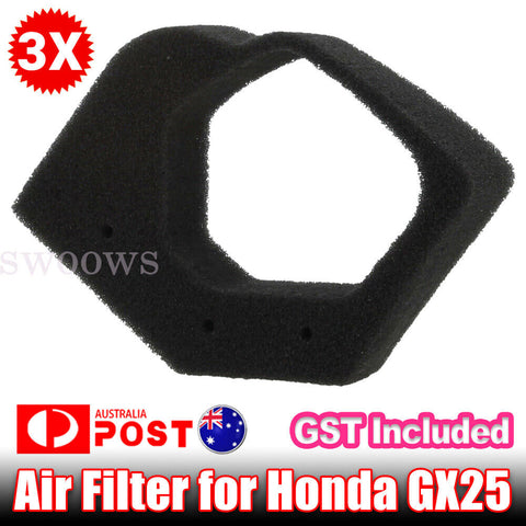 Reliable 3 Pack Air Filter Bundle for Honda GX25 ULT425 UMS425 HHH25 UMK425