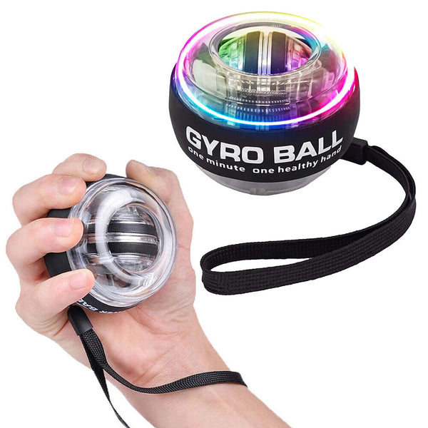 GYRO BALL Forearm Wrist Arm Exercise Gyroscopic Ball LED High Quality