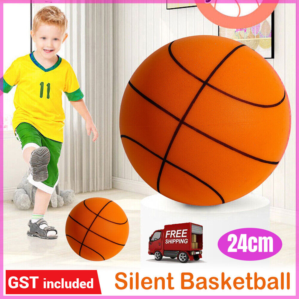 Silent Basketball Indoor Training Foam Uncoated Ball High Density Ball 24cm