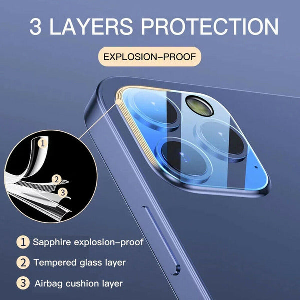 Clear Camera Lens Tempered Glass Screen Protector Cover For iPhone 13 12 Pro Max