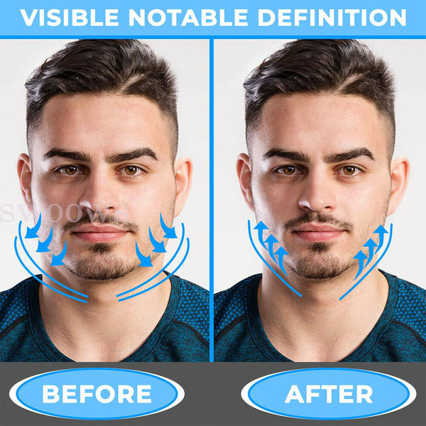 Jaw Exerciser Neck Toning Facial Toner Face Muscle Fitness AntiAge for Jawzrsize