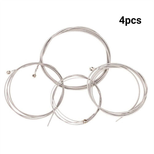 4pcs/set 4-String Bass Strings Gift for Beginner Steel Musical Instruments Parts