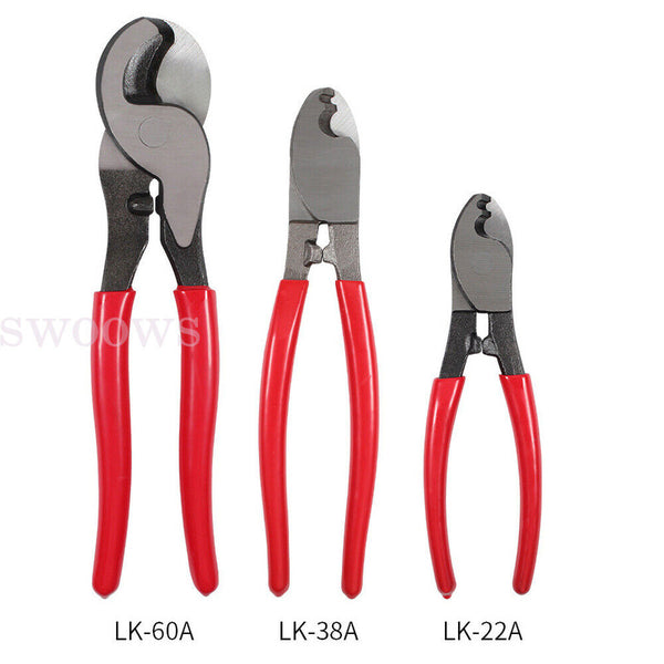 3PC 6" 8" 10" Electrical Cable Cutters Wire Cutting Plier Electrician NBN Tools