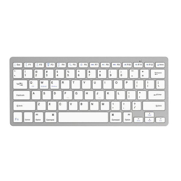 Ultra Slim Bluetooth Wireless Keyboard For Apple iPad iPhone Android Mac Windows