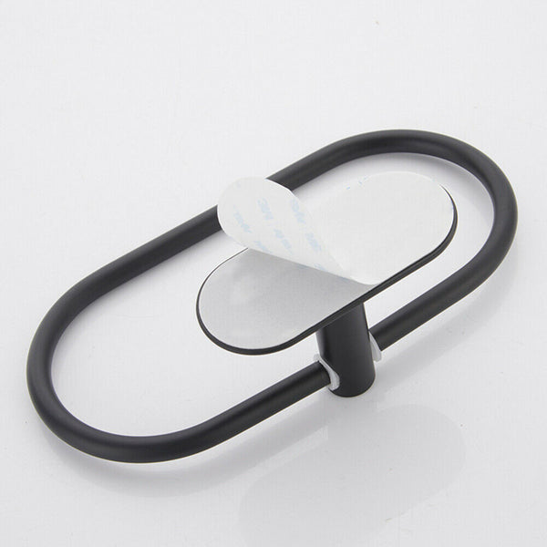 Stainless Steel Hand Towel Ring Rack Rail Holder Wall Mounted Bathroom AU