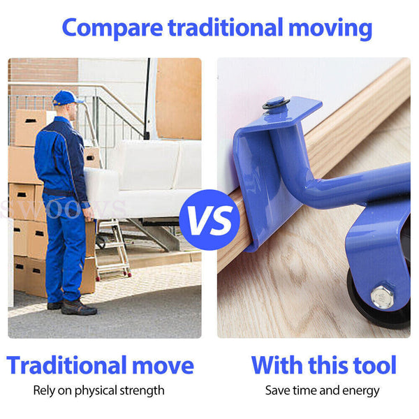 Furniture Lifter Heavy Roller Move Tool Set Moving Wheel Mover Sliders Kit AU