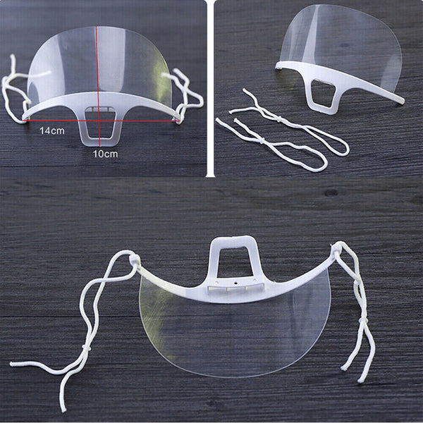 Transparent Face Mask-For Catering Kitchen Retail Hotel Salon Spa Restaurant AU