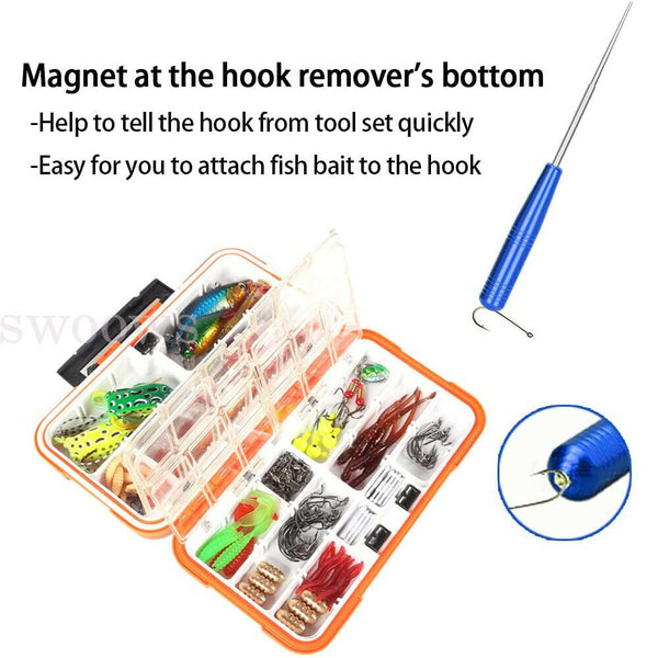 Fishing Hook Remover Stainless Steel Fishhook Dehooker Hook Detacher Extractor