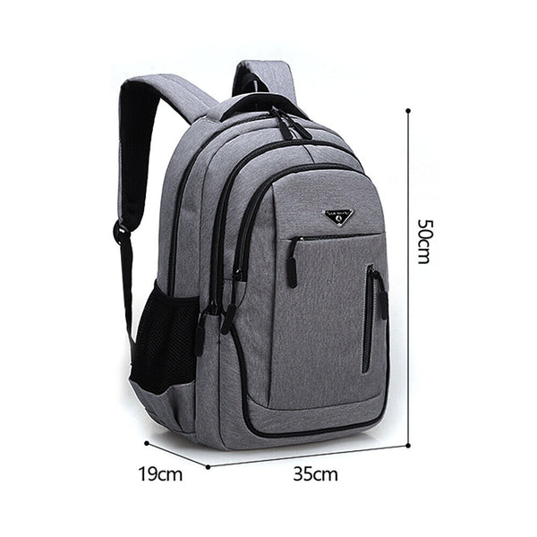 Large Mens Waterproof Backpack Travel Laptop School Bag Business Shoulders Bag