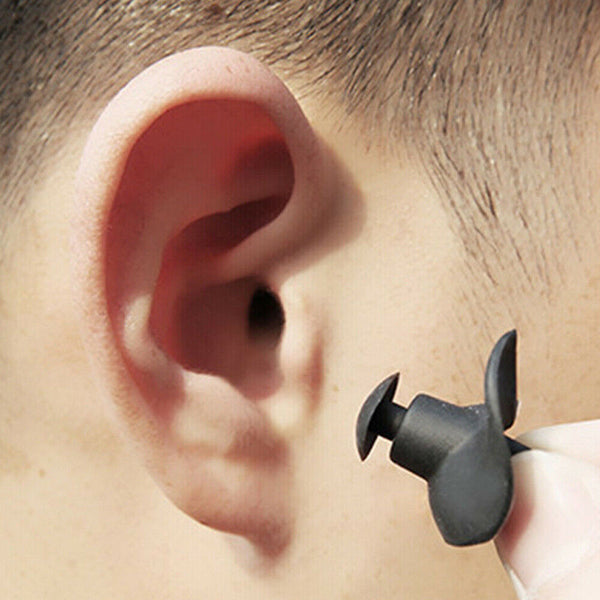 NEW Waterproof Swimming Diving Ear Plugs Kids Adults Silicone Sports Reuseable