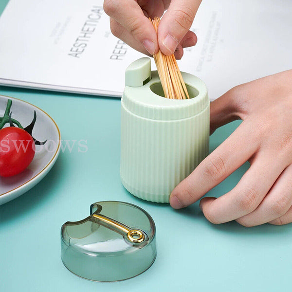 Automatic Toothpick Box Holder Container Portable Toothpick Dispenser