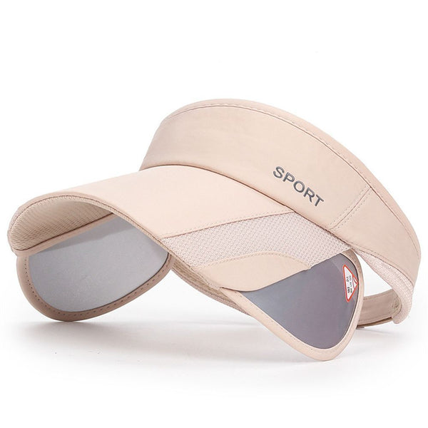 1/2 Summer Sun Visor Golf Hat Women Adjustable Golf Cap With Retractable Brim UV