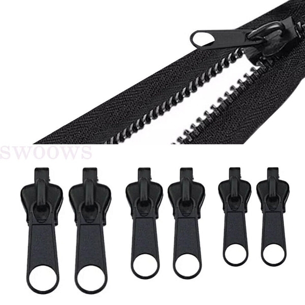 6Pcs Universal Instant Fix A Zipper Repair Replacement Zip Sewing Kit DIY Rescue