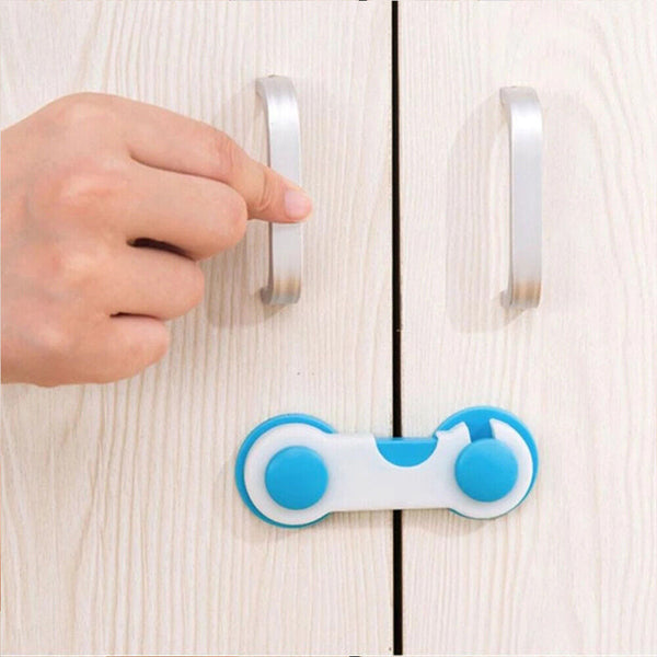 10/20Premium Child Kid Baby Safety Lock ForDoor Drawer Cupboard Cabinet Adhesive