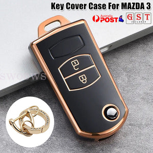 Silicone Fob Remote Key Case Cover For MAZDA 3 2 6 MPS SP23 CX7 CX9 2Button