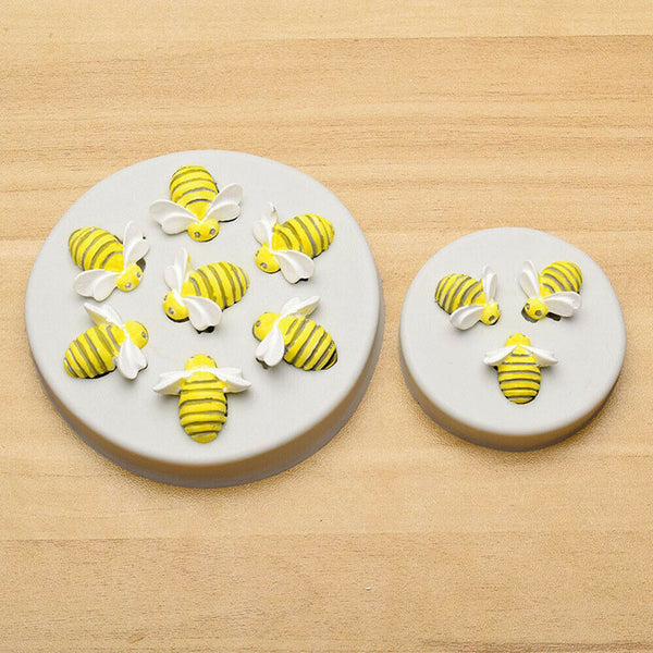 Bee Comb Silicone Mould Cake Decorating Topper Chocolate Baking Mat Border Mold