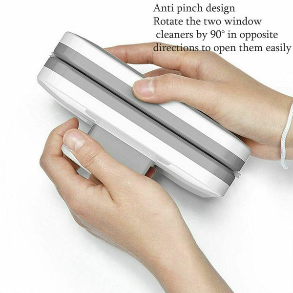 Magnetic Window Cleaner Glass Brush Wiper Washing Double Side Cleaning Tools AU