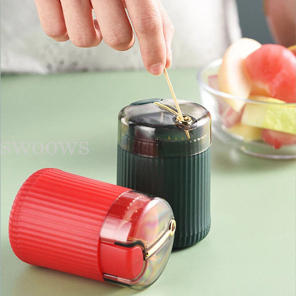 Automatic Toothpick Box Holder Container Portable Toothpick Dispenser