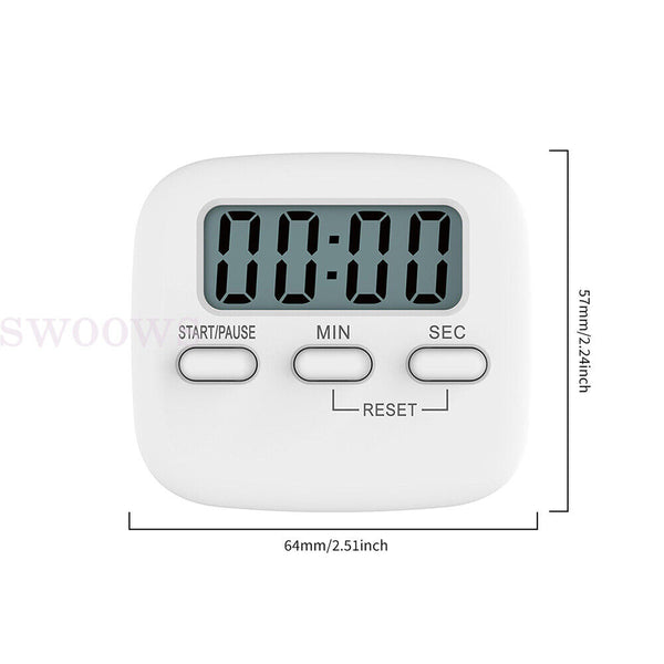 Digital Timer Magnetic Countdown Stopwatch Timer For Cooking,Shower,Kitchen,Kids