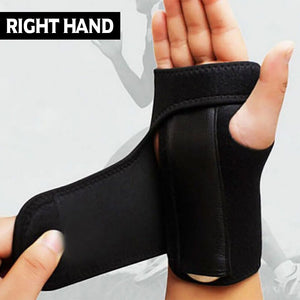 Wrist Support Splint Carpal Steel Tunnel Syndrome Sprain Strain Bandage Brace